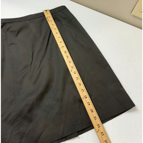 Etro Women's Straight Pencil Skirt Flat Front Back Zip Black Size‎ 44 Capsule - Picture 8 of 10